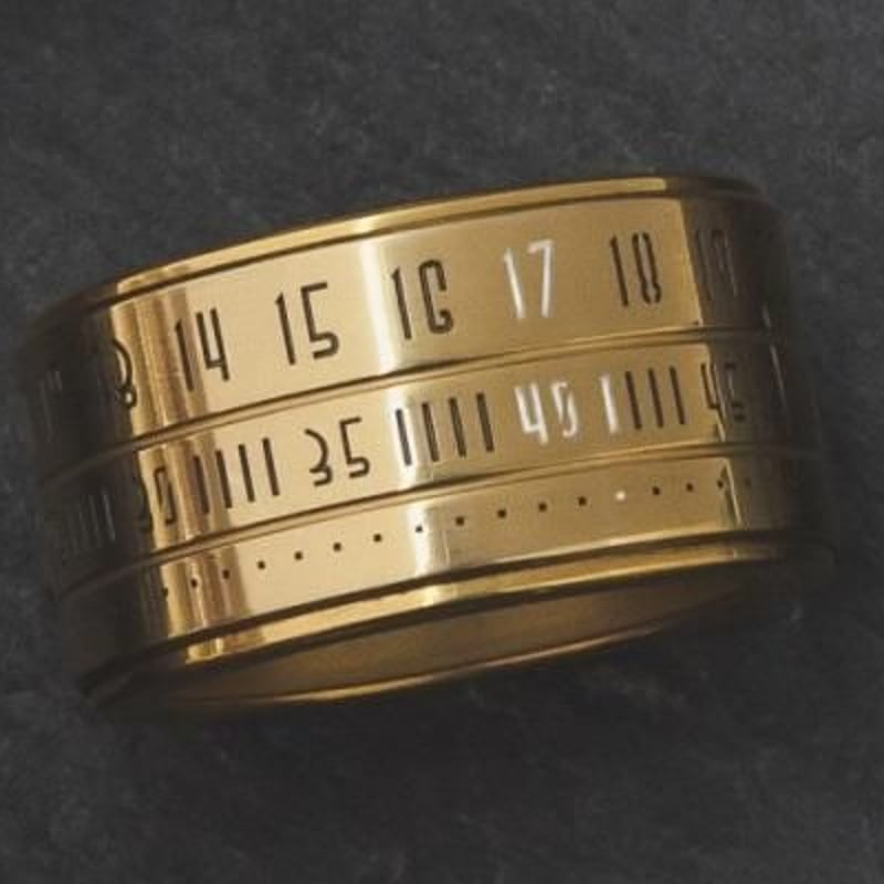 Ring Clock Native- Gold (White LED) | Ring Clock