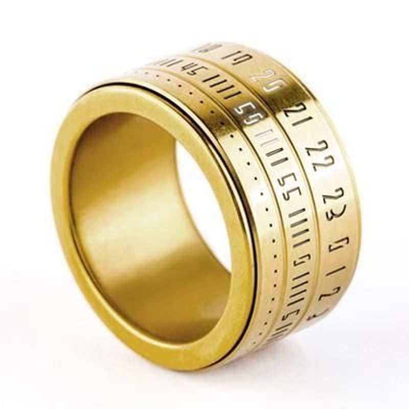 Ring Clock Native- Gold (White LED) | Ring Clock