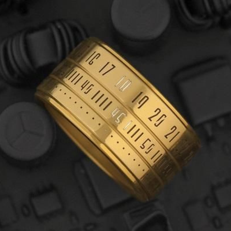 Ring Clock Native- Gold (White LED) | Ring Clock