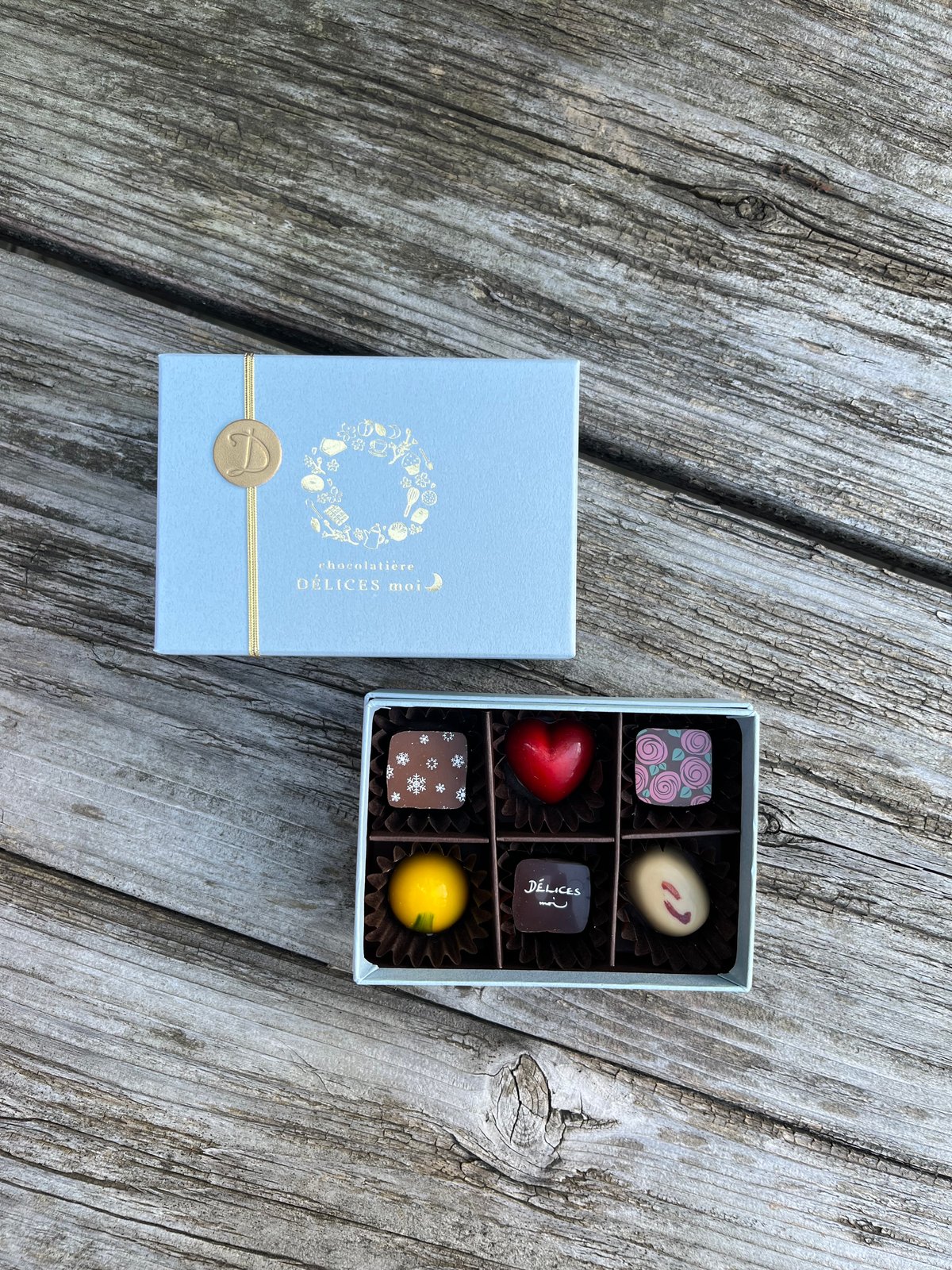 ショコラ 動作確認中 ショコラセレクションボックス6個入り | chocolatière DÉLICES-moi☽
