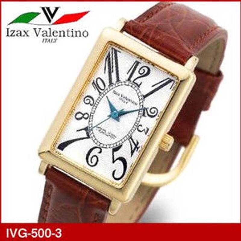 80%OFF】Izax Valentino クォーツ腕時計（サファイアガラス） | kewl
