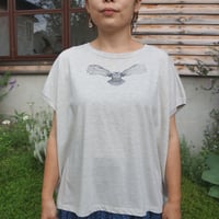 " Flying Owl "　スリーブレスワイドＴ / OW or OM or HG