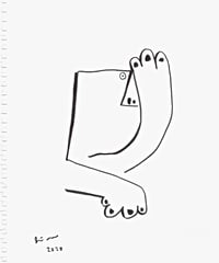 "drawing M#4" by Joji Nakamura