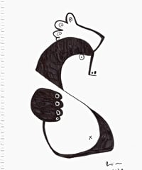 "drawing M#1" by Joji Nakamura