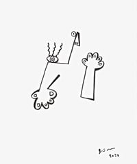 "drawing L#1" by Joji Nakamura