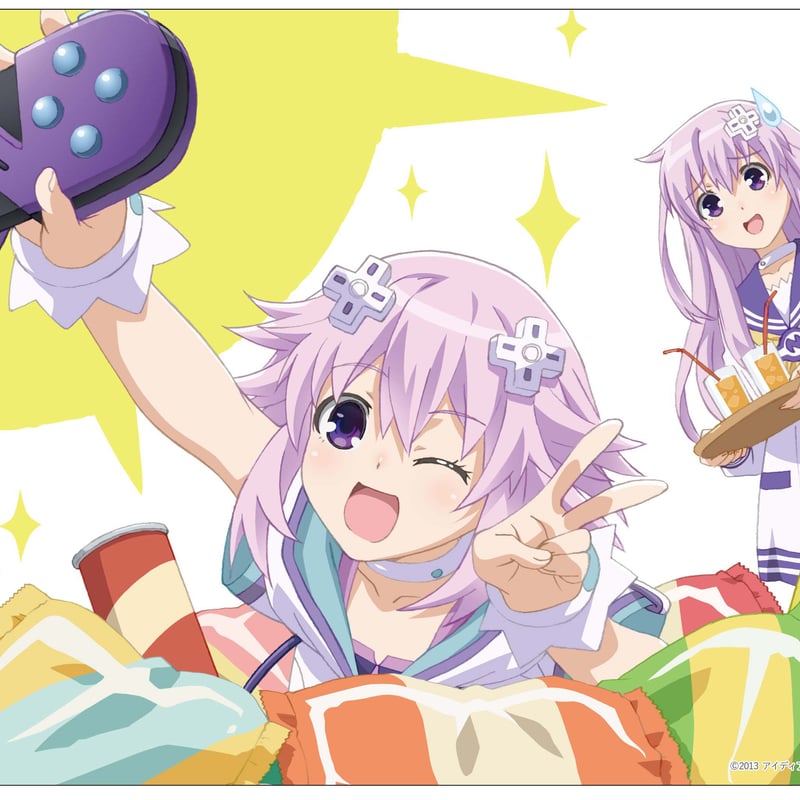 超次元ゲイム　ネプテューヌ　プレイマット　ラバーマット　2個セット　大人ねぷ クロックワークス 万能マットコレクションVol.38 超次元ゲイム