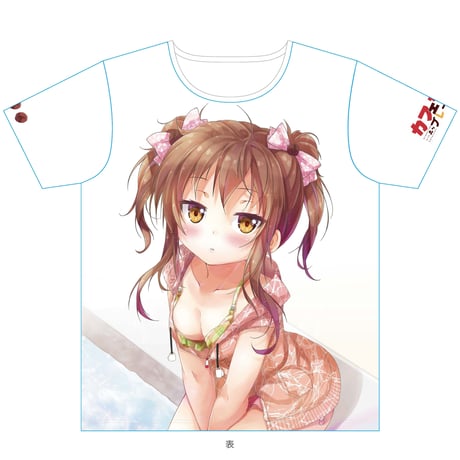 カフェちゃんとブレークタイム　フルグラフィックTシャツ　A