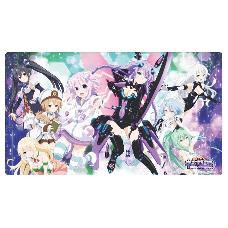 超次元ゲイム　ネプテューヌ　プレイマット　ラバーマット　2個セット　大人ねぷ クロックワークス 万能マットコレクションVol.38 超次元ゲイム