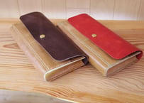【受注生産】たっぷり入る通帳ワイドケース（通帳１０冊＋印鑑＋カード収納可）