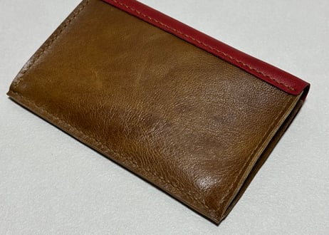 【在庫品】たっぷり入る通帳ケース（ラクダ革）