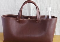 【荒川様オーダー品】イタリア製牛革のしっかり横長トートバッグ