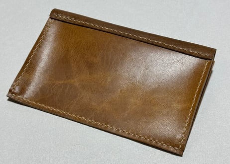 【在庫品】たっぷり入る通帳ケース（ラクダ革）