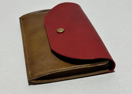 【在庫品】たっぷり入る通帳ケース（ラクダ革）