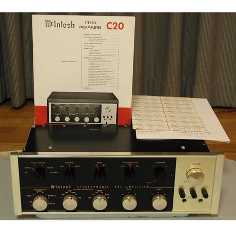 マッキントッシュC20修理,修理例, McIntosh C20修理,修理例,  McIntosh C20 Repair, restore
