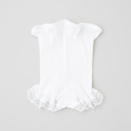 波レースBOXショーツ　ホワイト