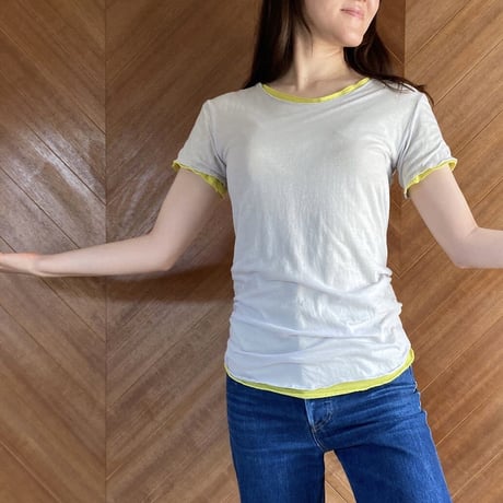 ケイト半袖Tシャツ　アイスグレー