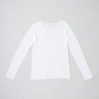 ケイト長袖Tシャツ　ホワイト