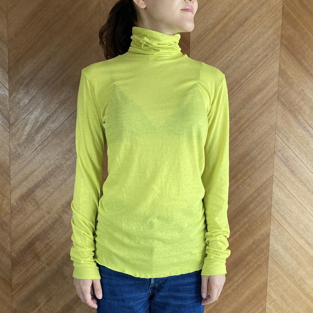 タートルネックシャツ キミドリ | RIG_official online store