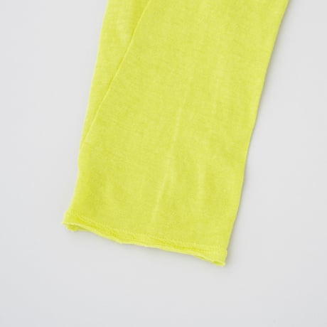 ユニセックス長袖Tシャツ　キミドリ