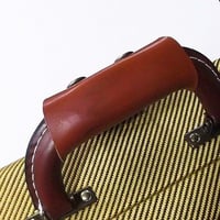 ギターケース用本革製グリップ（ハンドル）カバー
