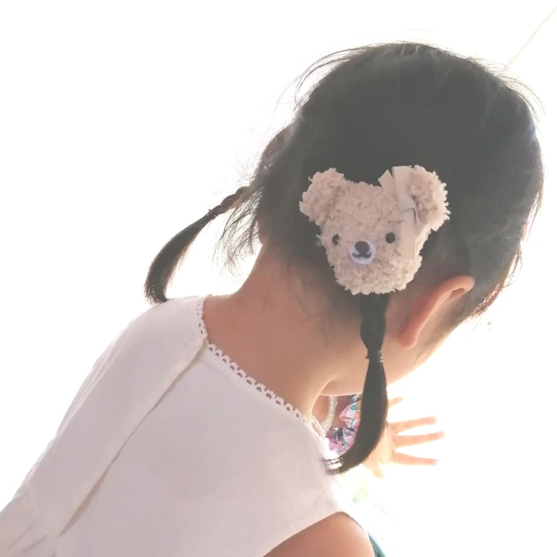 happy bear くまさんヘアゴム(キット販売用) | cocoa milk happy bear くまさんヘアゴム(キット販売用) | cocoa milk