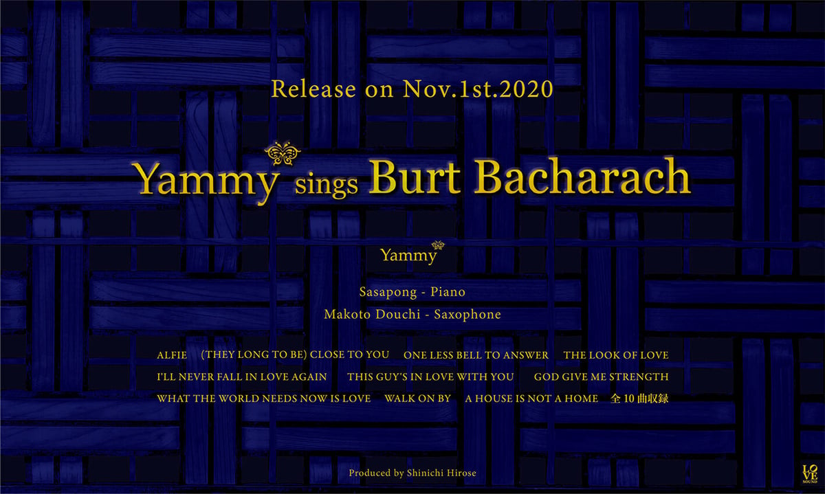 Yammy* sings Burt Bacharach【CD Album】 | Yammy M