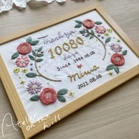 両親贈呈品 「Thank youボード刺繍」