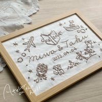 ふたりのストーリー刺繍 ベーシックタイプ