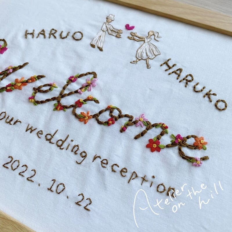 ウェルカムボード「Welcome 」 | Atelier on the hill
