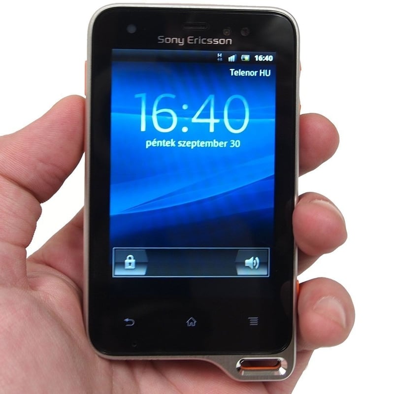 日本未発売 防水 sony ericsson xperia active (st17i) 黒+