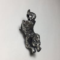 ◆シルバー◆羊の皮を被った狼 キーホルダー シルバー