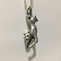 ◆シルバー  ◆猫ペンダント