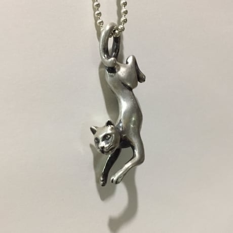 ◆シルバー  ◆猫ペンダント