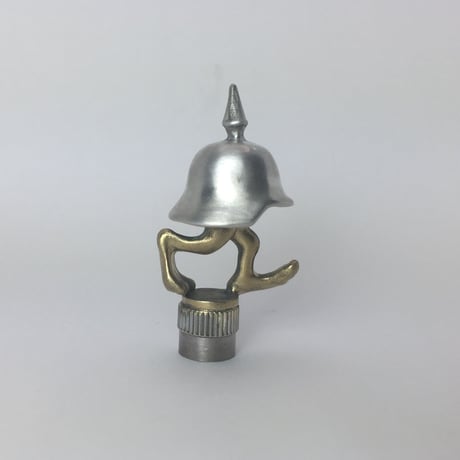 ■シルバー×真鍮■ウォーキングメット バルブキャップ