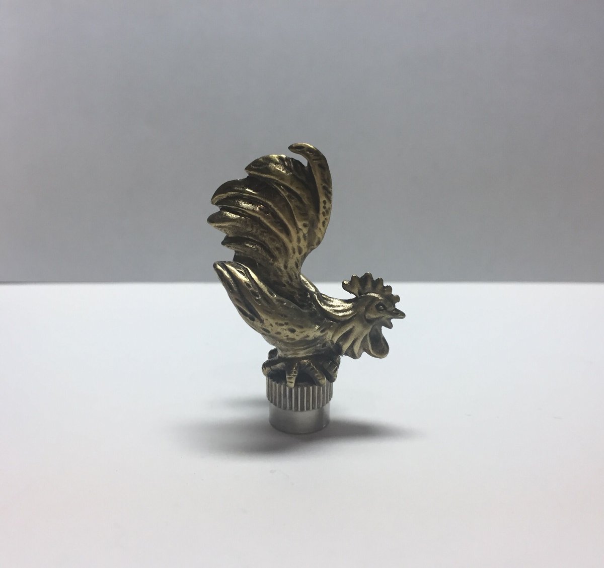 ◇真鍮◇威嚇ニワトリ バルブキャップ | progressive art jewelry