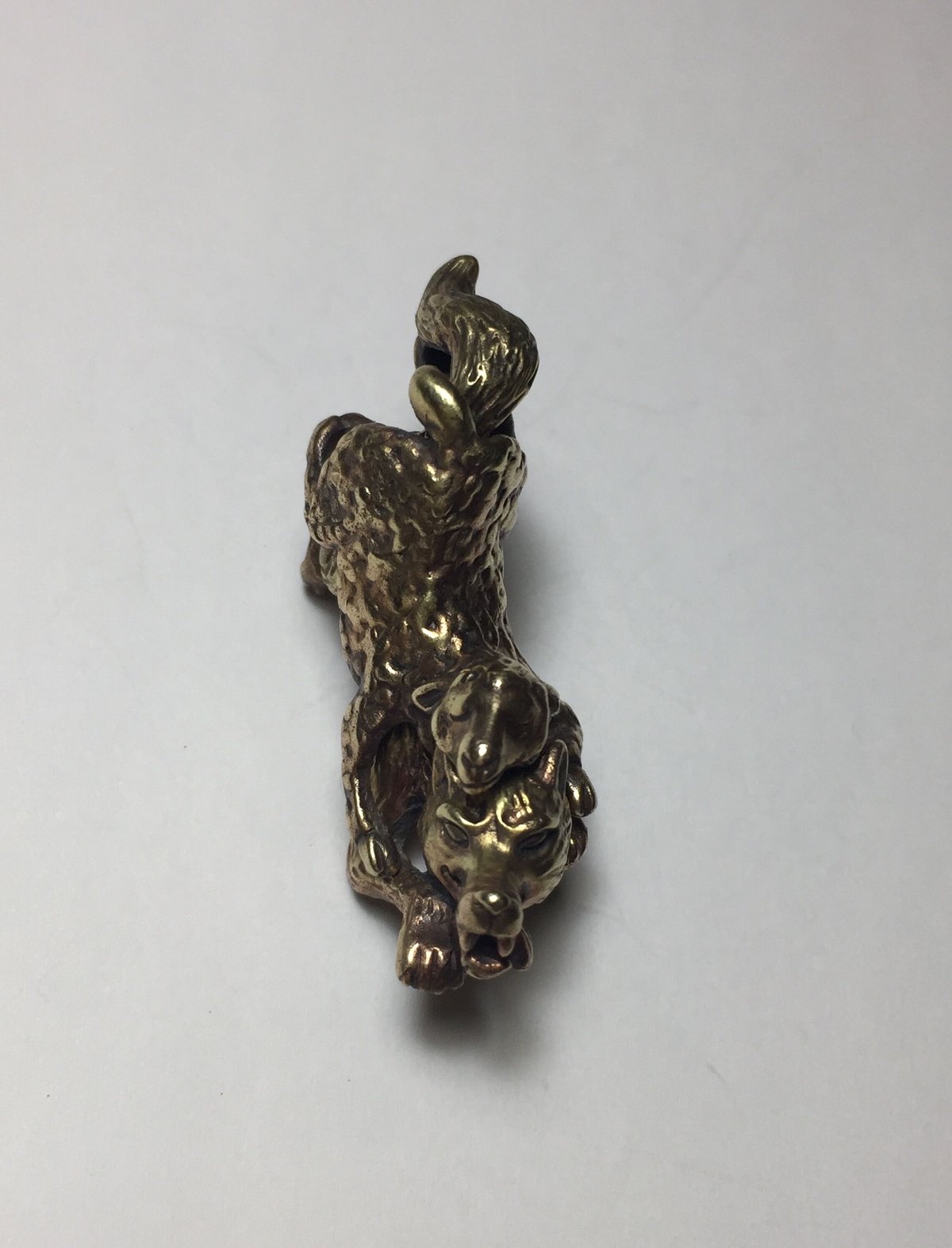 ◇真鍮◇羊の皮を被った狼 キーホルダー | progressive art jewelry