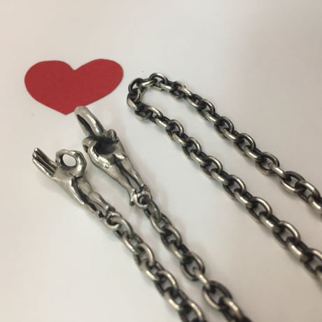◆シルバー◆♡ックレスチェーン　②1.0φ/50ｃｍ