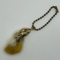 ◇真鍮◇ラビットフット キーホルダー ◇ミックスイエロー