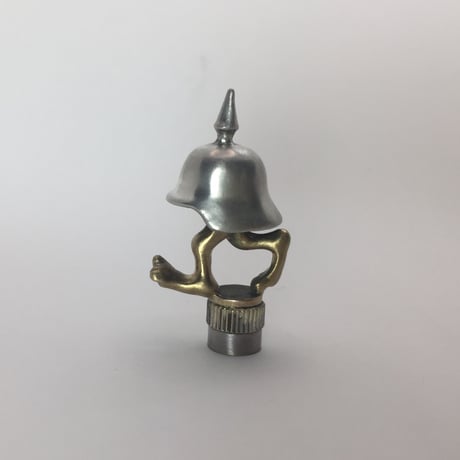 ■シルバー×真鍮■ウォーキングメット バルブキャップ