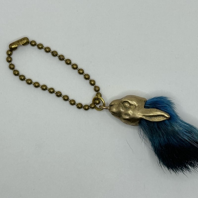 ビンテージラビットフットキーホルダー Vintage Rabbit Foot Key Chain''Brown''／ラビットフット キー