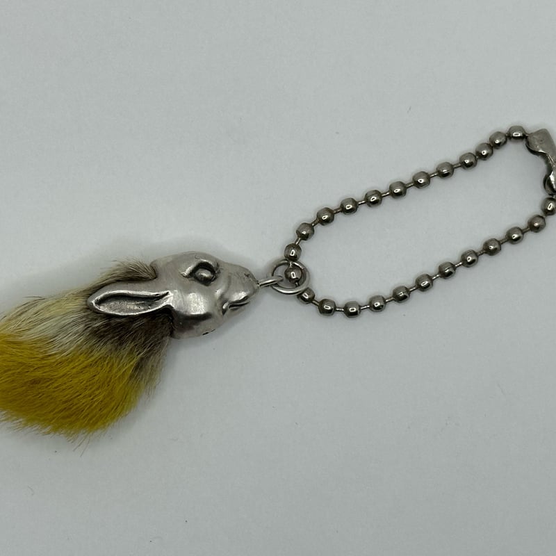 ビンテージラビットフットキーホルダー ビンテージラビットフットキーホルダー Amazon.co.jp