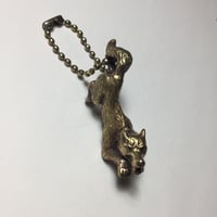 ◇真鍮◇狼キーホルダー