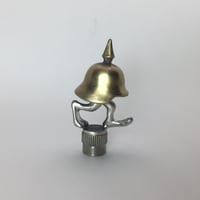 ■真鍮×シルバー■ウォーキングメット バルブキャップ