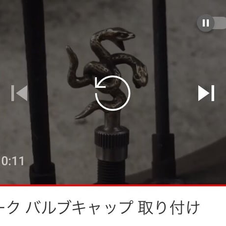 ◇真鍮◇スネーク バルブキャップ