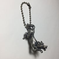 ◆シルバー◆狼キーホルダー