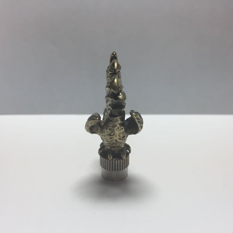 ◇真鍮◇威嚇ニワトリ バルブキャップ | progressive art jewelry