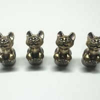 ◇真鍮◇ PUSSYCAT バルブキャップ 4個セット