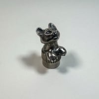 ◆シルバー◆ PUSSYCAT バルブキャップ