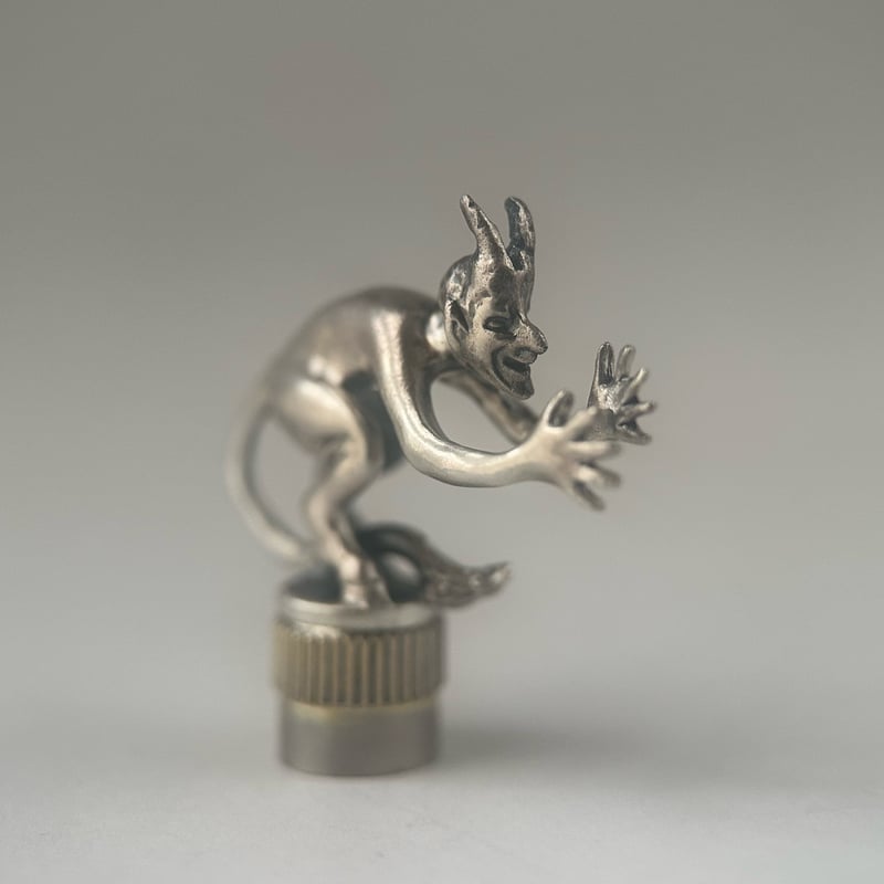 デビル バルブキャップ　2個 ◇シルバー◇デビル バルブキャップ | progressive art jewelry