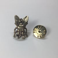 小蠅 ピン 真鍮